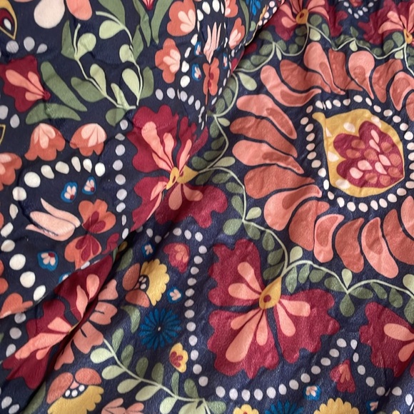 Wayfair velvety king sized comforter and king shams floral deco boho 3 piece set - Picture 7 of 8